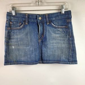--SOLD--Citizens of Humanity Jean Denim Skirt Stretch 27